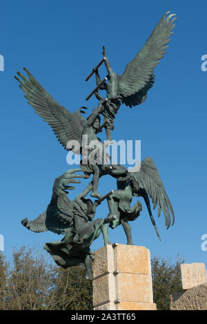 The Jacob's Dream sculpture at Abilene Christian University in Abilene, Texas Stock Photo