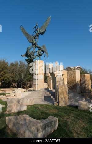 The Jacob's Dream sculpture at Abilene Christian University in Abilene, Texas Stock Photo