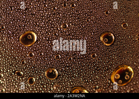 Abstract background with water drops on a surface, bubble effect Stock Photo