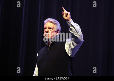 American Baptist pastor Jack Graham preaching at Liberty University in 2013 Stock Photo