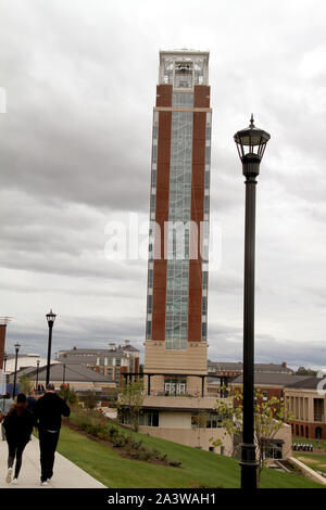 Exterior view of the Freedom tower on the campus of Liberty University in Lynchburg, VA, USA. Stock Photo