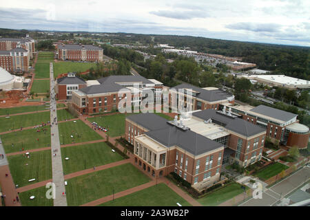 Lynchburg, VA, USA. View of the Liberty University campus from the Freedom Tower. Stock Photo