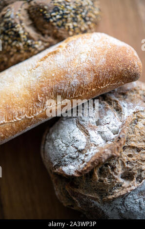 Selection of freshly baked bread Stock Photo