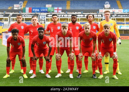 the nazionale inglese  during Tournament '8 Nazioni' 2019 - Under 20 - Italy Vs Inghilterra , Parma, Italy, 10 Oct 2019, Soccer Italian Football Team Stock Photo