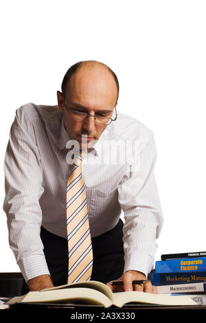 Businessman working in office Stock Photo