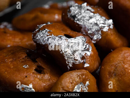 Balushahi indian sweets, Rajasthan, Bikaner, India Stock Photo