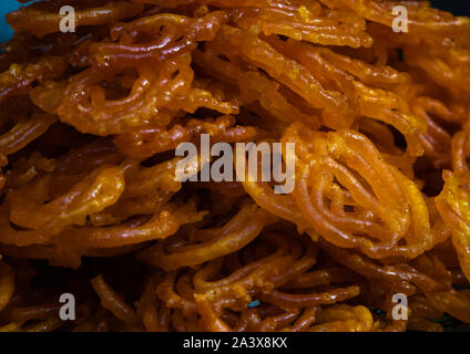 Jalebi indian sweets, Rajasthan, Bikaner, India Stock Photo