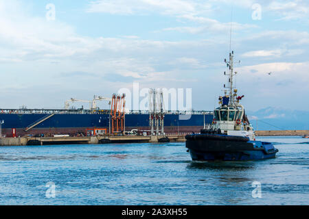 Sea breese (la brise de mer) in Bejaia, Algeria Stock Photo