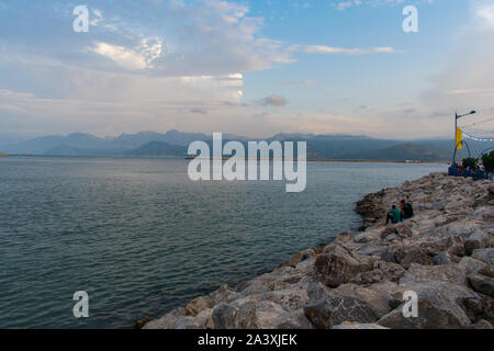 Sea breese (la brise de mer) in Bejaia, Algeria Stock Photo