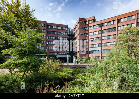 District house and seat of the district administrator in Wesel Stock Photo