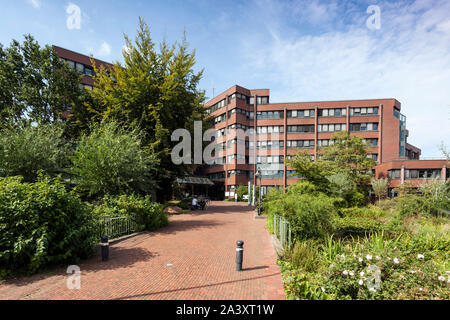 District house and seat of the district administrator in Wesel Stock Photo