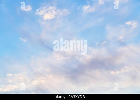 Clouds in the sky. Natural texture and background Stock Photo