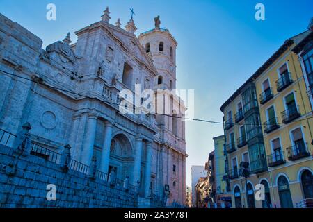 La Santa Iglesia Catedral Metropolitana de Nuestra Señora de la Asunción de Valladdlid, Castilla y Leon, España Stock Photo