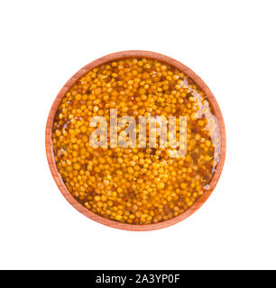 Dijon mustard sauce with seeds in the bowl Stock Photo - Alamy