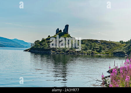 Castle Maol, Kyleakin, Isle of Skye Stock Photo