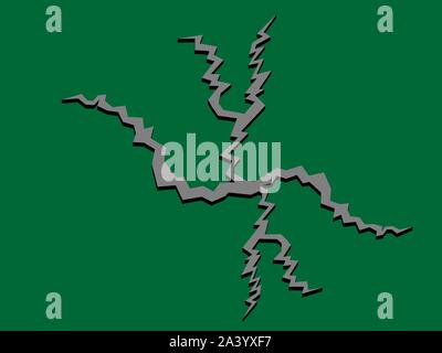 Cracked Earth Vector illustration eps10 Stock Vector