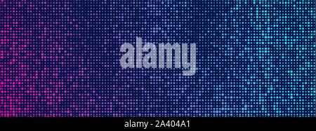 Vector halftone retro background. Pink blue halftone gradient,party poster background. Stock Vector