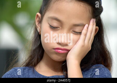 Female And Depression Stock Photo