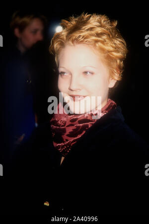 Los Angeles, California, USA 1st February 1995 Actress Drew Barrymore attends Warner Bros. Pictures 'Boys on the Side' Premiere on February 1, 1995 at DGA Theatre in Los Angeles, California, USA. Photo by Barry King/Alamy Stock Photo Stock Photo