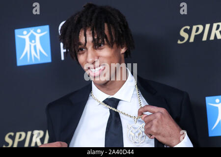 SANTA MONICA, LOS ANGELES, CALIFORNIA, USA - OCTOBER 10: Kofi arrives at City Of Hope's Spirit Of Life 2019 Gala held at Barker Hangar on October 10, 2019 in Santa Monica, Los Angeles, California, United States. (Photo by Xavier Collin/Image Press Agency) Stock Photo