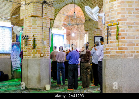 Sheikh Abd al Samad mosque. Natanz village. Iran, Asia. Stock Photo