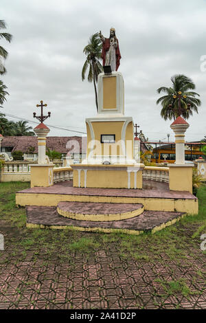 Salcete - View to Holy Cross Church, Goa, India, 08.09.2019 Stock Photo