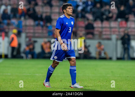 Krusevac, Serbia. 10th Oct, 2019. Miguel Almiron of Paraguay. Credit: Nikola Krstic/Alamy Live News Stock Photo