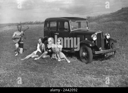 1932 Standard Little Nine, in Jersey, Channel Islands. Stock Photo