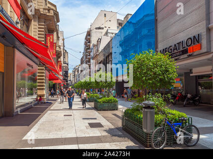 Calle Florida, a major shopping street in the city centre, Buenos Aires, Argentina Stock Photo