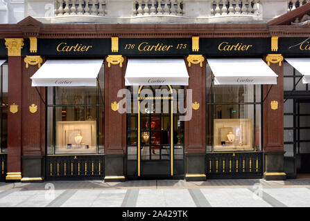 London England UK. BOUTIQUE CARTIER LONDON 175 177 NEW BOND