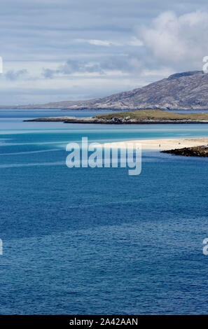 Traigh Mheilein beach on Isle of Harris, Outer Hebrides, Scotland, UK Stock Photo