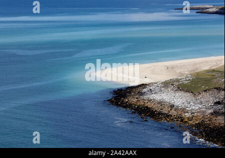 Traigh Mheilein beach on Isle of Harris, Outer Hebrides, Scotland, UK Stock Photo