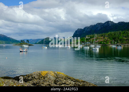 Plockton Wester Ross Highland Inverness-shire Scotland Stock Photo