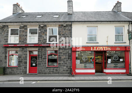 Lloyds Fish & Chip shop, Wales No 1 exterior view in Lampeter on Bridge Street Ceredigion Wales UK    KATHY DEWITT Stock Photo