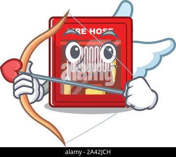 Cupid fire extinguisher character cartoon Stock Vector Image & Art - Alamy