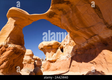 Rock formations, Devil's Garden, Grand Staircase-Escalante National Monument, Utah Stock Photo