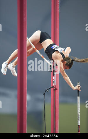 Alysha Newman (Canada). Pole Vault Women finals. IAAF World Athletics