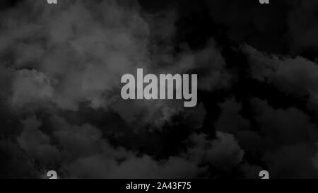 Atmospheric spooky halloween smoke seamless loop. Abstract haze fog background Stock Photo