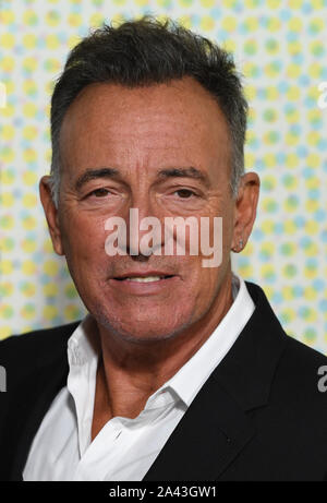 London, UK. 11th Oct, 2019. American singer Bruce Springsteen attends the premiere of Western Stars at the 63rd BFI London Film Festival on October 11, 2019. Photo by Rune Hellestad/UPI Credit: UPI/Alamy Live News Stock Photo
