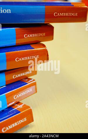 PRINCETON, NJ -11 OCT 2019- View of a book from academic publisher Cambridge University Press. Stock Photo