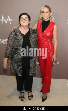 (L-R) Eva Ansley and Brie Larson at the Variety's 2019 Power Of Women ...