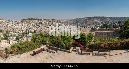 Aerial view of the city of David in Jerusalem Stock Photo - Alamy