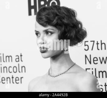 Gugu Mbatha-Raw attends the “Motherless Brooklyn” Premiere on closing