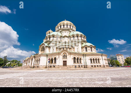 Saint Alexander Orthodox Cathedral in Sofia (Bulgaria) Stock Photo