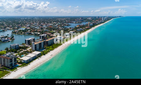 Vanderbilt Beach Naples Park area of Southwest Florida on the Gulf Coast near Fort Myers and Marco Island Stock Photo