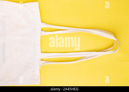zero waste, eco bag. Top view horizontal Stock Photo