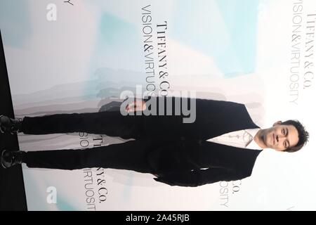 Chinese actor and model Xu Kai attends the Tiffany Co. promotional event in Shanghai, China, 19 August 2019. Stock Photo