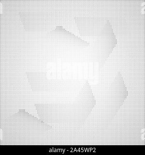 Halftone Pattern. Set of Dots. Dotted Texture. Overlay Grunge Template. Distress Linear Design. Fade Monochrome Points. Stock Vector