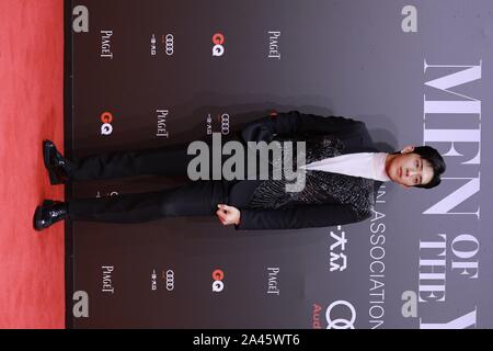 Chinese actor Jing Boran arrives on the red carpet for the 'GQ 2019 Men of the Year' annual event in Shanghai, China, 6 September 2019. *** Local Capt Stock Photo