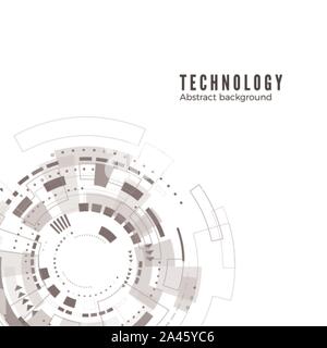 Abstract Digital background. Business technology wallpaper. Vector illustration Stock Vector